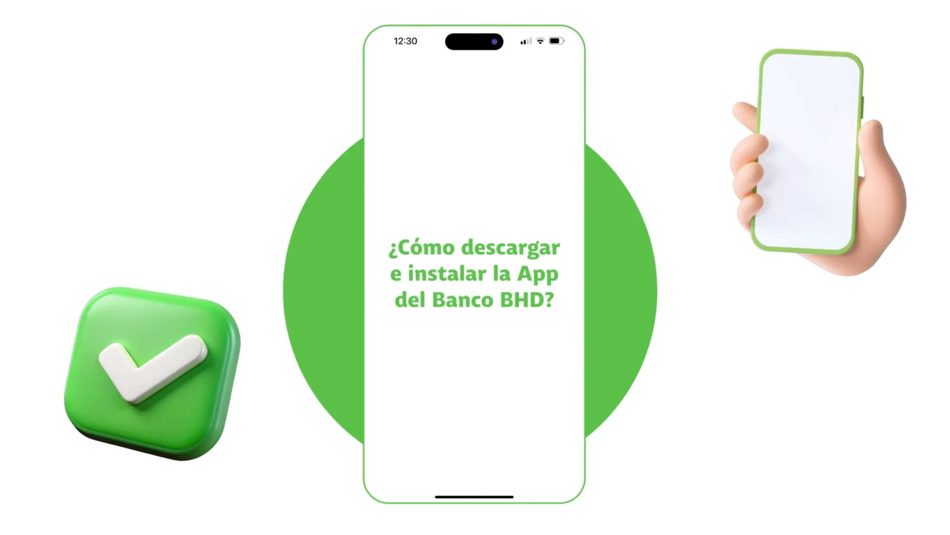 Descargue su App BHD Móvil Banking Personal en solo minutos.